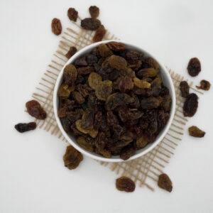 stafide brune in bol