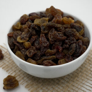 stafide brune in bol