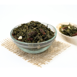 ceai verde cu goji in bol