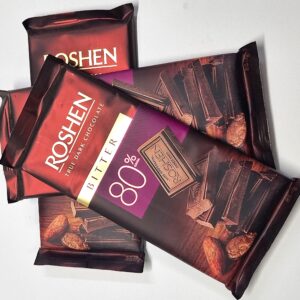 Ciocolată Roshen neagră 80%